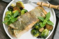 Shingled Potato Pesto Salmon