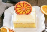 Zesty Orange Cream Cheese Cake
