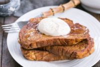 Autumn Spiced Pumpkin French Toast with Cloud-Like Mascarpone
