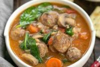 Comforting Farro and Sausage Soup