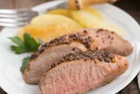 Apple Mustard Glazed Pork Tenderloin