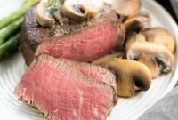 Exquisite Pepper Steak Crowned with Wild Mushrooms for Two