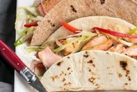 Soft Shell Salmon Tacos with Tropical Mango Salsa