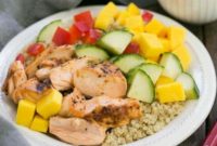 Tropical Salmon Quinoa Power Bowl