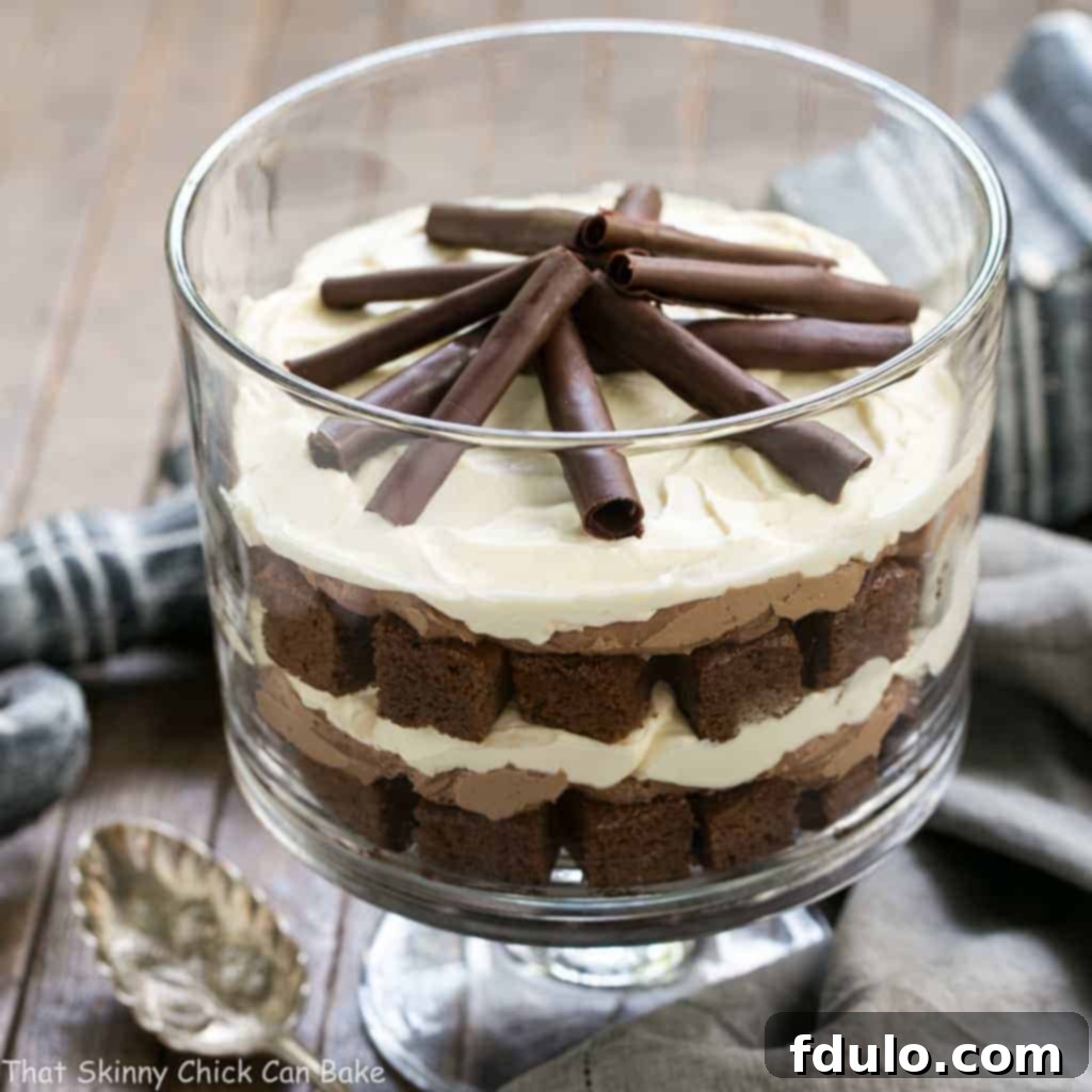 Decadent Fudgy Brownie Mousse Trifle 1 featured 39169