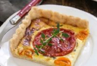 Golden Tomato and Gruyère Tart