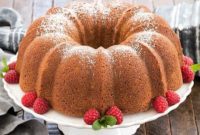Luscious White Chocolate Bundt Cake