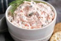Zesty Smoked Salmon Caper Dip