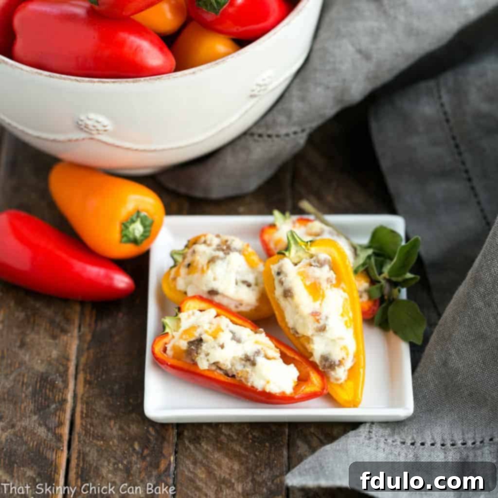 Irresistible Cream Cheese Stuffed Mini Peppers 1 featured 45922