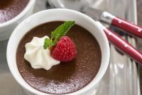 Decadent Chocolate Pots de Crème, White Chocolate Dream