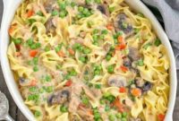 Classic Homemade Tuna Noodle Casserole
