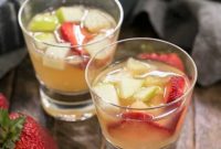 Sunny White Sangria with a Rum Twist