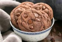 Decadent Dark Chocolate Pudding Cookies