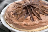 Chocolate Velvet Meringue Cloud Pie