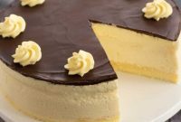 Boston Cream Pie Cheesecake Bliss
