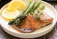 Sticky Glazed Salmon