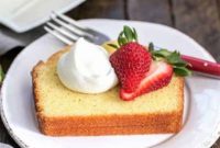 Zesty Lemon Pound Cake