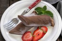 Icy Chocolate Crêpe Bliss