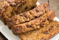 Decadent Chocolate Chip Toffee Banana Bread