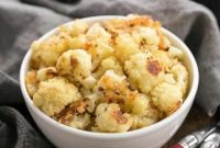Crispy Parmesan Roasted Cauliflower