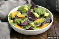 Vibrant Citrus Avocado Spinach Salad