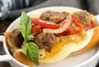 One-Pan Italian Sausage and Pepper Heroes