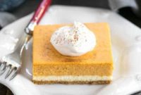 Autumn Pumpkin Cheesecake Squares