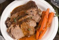 Sticky Cola Brisket with Bourbon Glaze