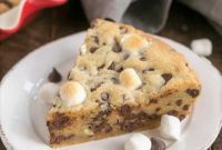 Molten Chocolate Chip Pie