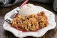 Effortless Rhubarb Crisp