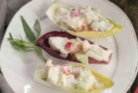 Elegant Lobster Bites on Endive Leaves