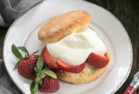 Decadent Strawberry Shortcake with White Chocolate Whipped Cream