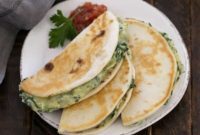 Spinach Dip Quesadillas