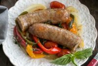 Savory Sheet Pan Sausage and Peppers