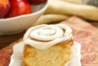 Delicious Nectarine Cinnamon Rolls for Twelve Loaves