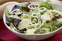 Tangy Gorgonzola Crisp Fennel Salad