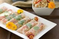 Vibrant Asian Slaw Spring Rolls