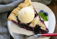 Classic Lattice Blueberry Pie