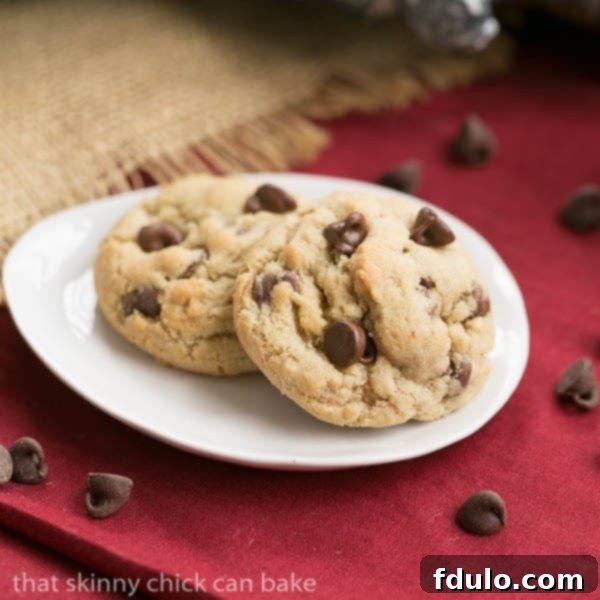 Promise Stuffed Cookies - Homemade chocolate chip cookies with a molten chocolate or caramel center, perfect for a college care package.
