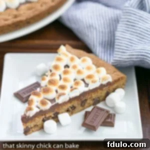 S'mores Cookie Cake