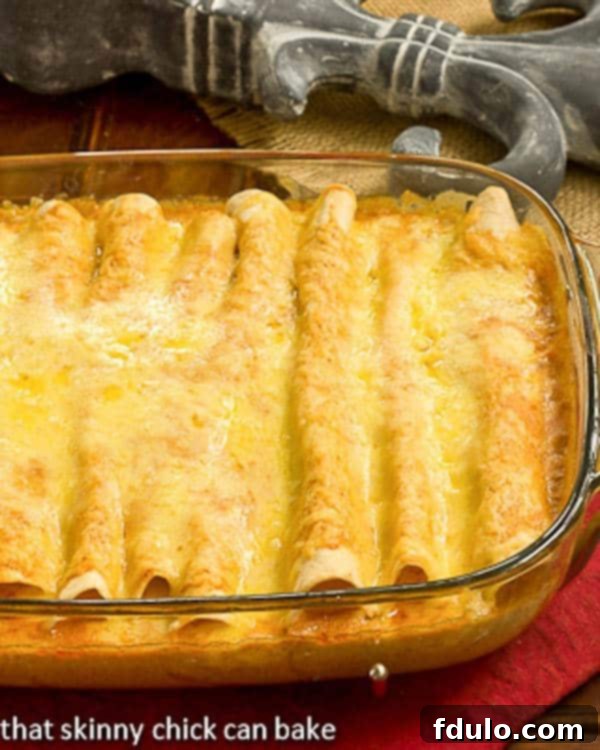 Irresistible, Cheesy Chicken Enchiladas from scratch!