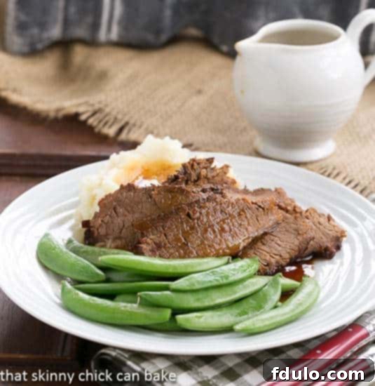Fork-Tender Coffee Glazed Brisket 4 Coffee Glazed Brisket | That Skinny Chick Can Bake