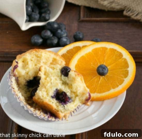 Blueberry Orange Muffins - tender, citrus kissed and chock full of juicy blueberries