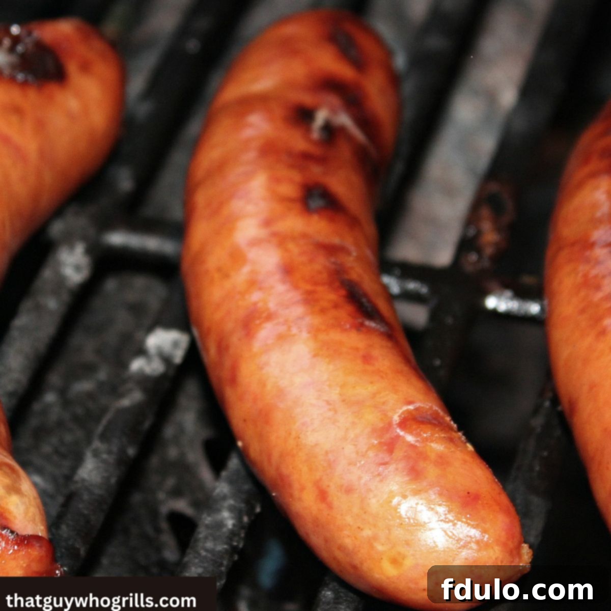 Bratwurst cooked for guide on how to grill bratwurst