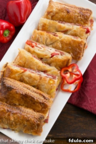 Gourmet Puff Pastry Antipasto Squares | Ideal for parties and entertaining