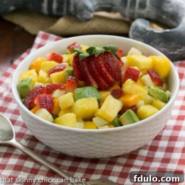 Mango Strawberry Avocado Salad