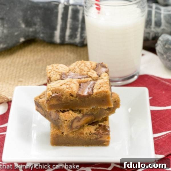 Biscoff Rolo Caramel Dream Bars 3 Biscoff Rolo Bars: Irresistible cookie butter bars with soft caramel and chocolate