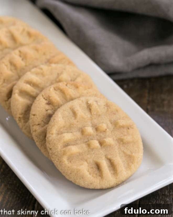 The Ultimate Cookie Recipe Collection 13 The Best Peanut Butter Cookies with classic fork marks.