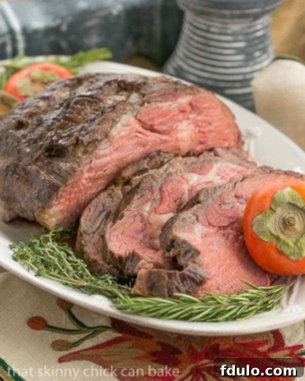 Classic Prime Rib-Perfect roasting technique for rare prime rib