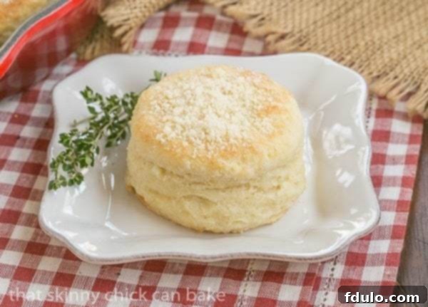 Tangy Buttermilk Goat Cheese Biscuits 2 Buttermilk Goat Cheese Biscuits - Tender, flaky biscuits with an extra richness from goat cheese